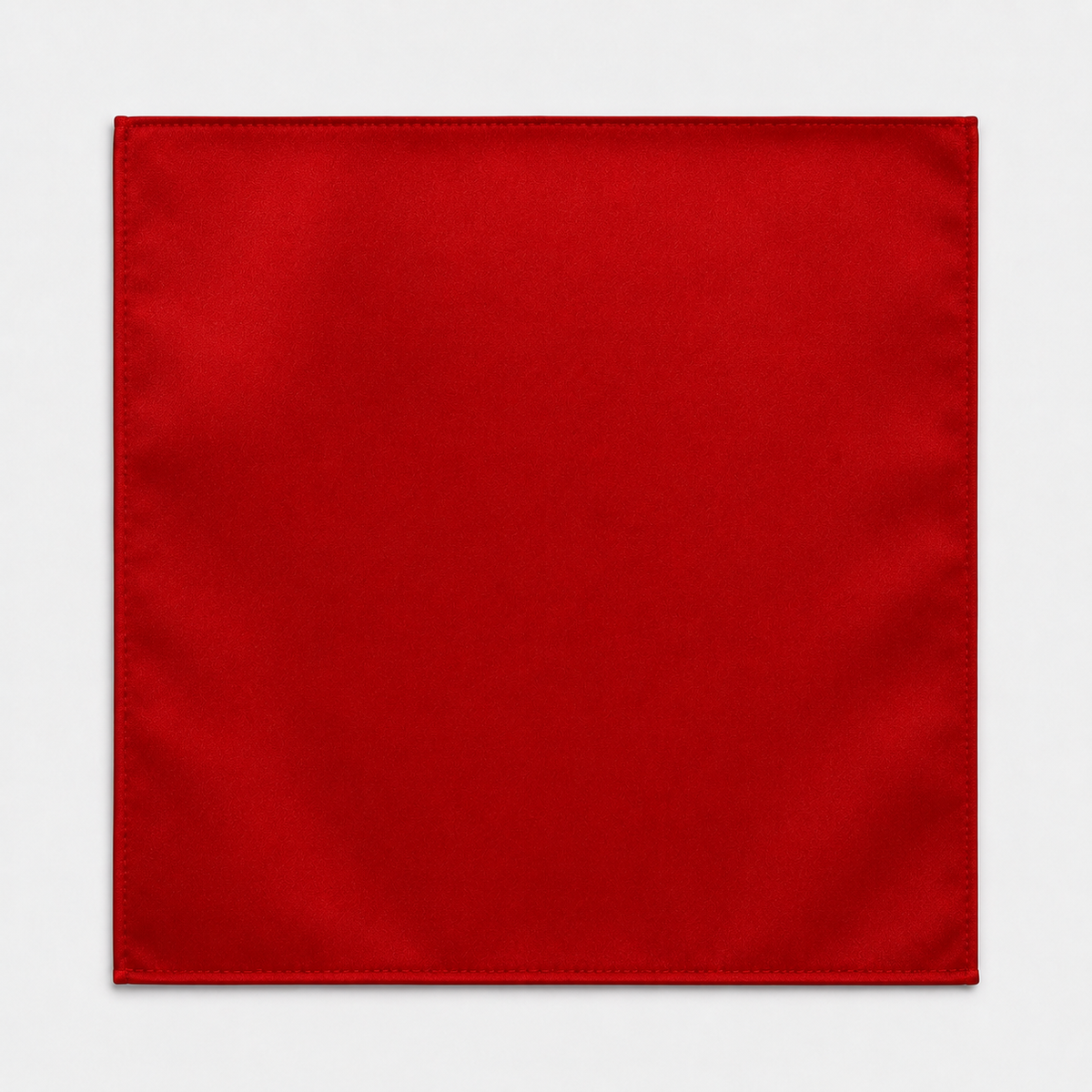Deep Red Silk Pocket Square by Monzoro – view 19