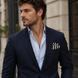 Eclipse Flow Silk Pocket Square by Monzoro – view 9