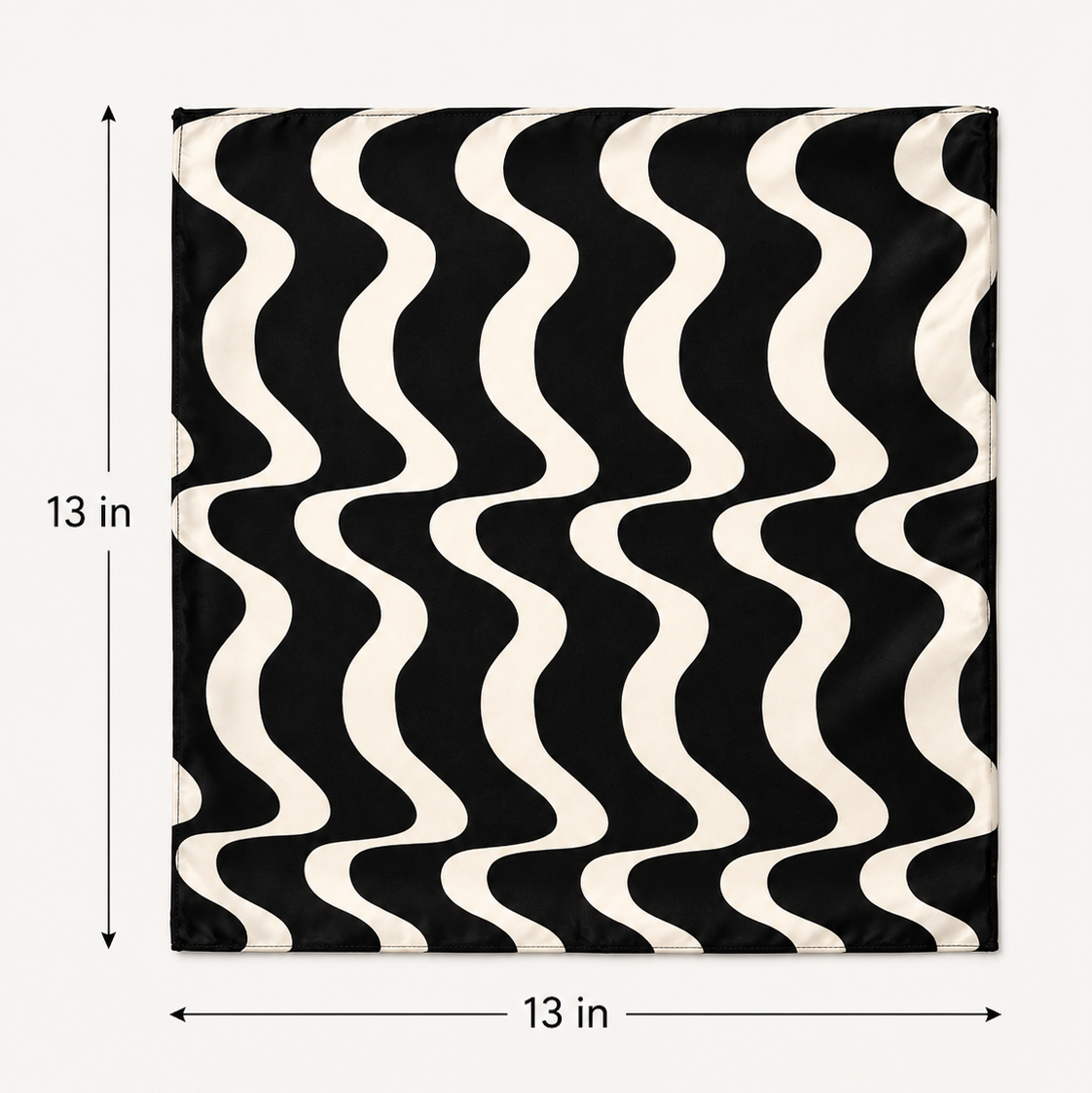 Eclipse Flow Silk Pocket Square by Monzoro – view 12
