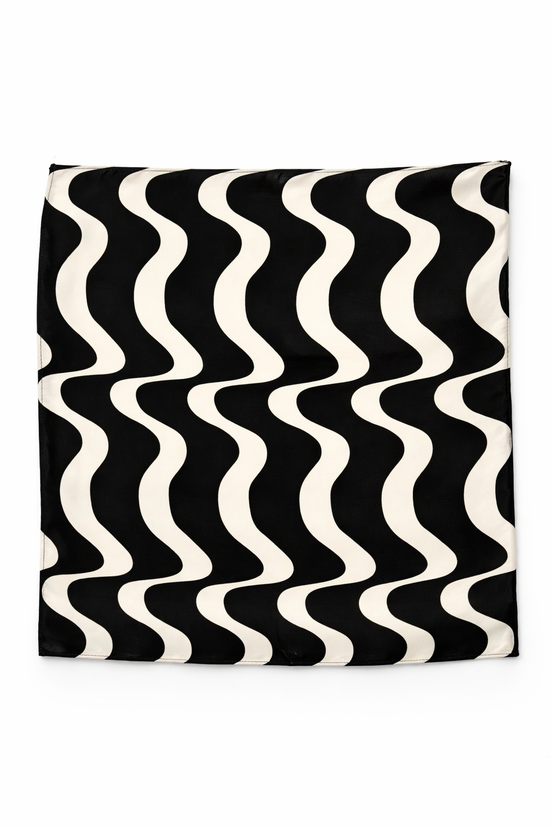 Eclipse Flow Silk Pocket Square by Monzoro