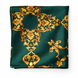 Emerald with Gold Pattern Silk Pocket Square by Monzoro – view 5