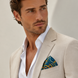 Equestrian Silk Pocket Square with Gold Details by Monzoro – view 22