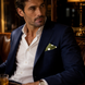 Forest Polka Silk Pocket Square by Monzoro – view 23