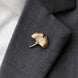 Ginkgo Flower Golden Lapel Pin by Monzoro – view 6