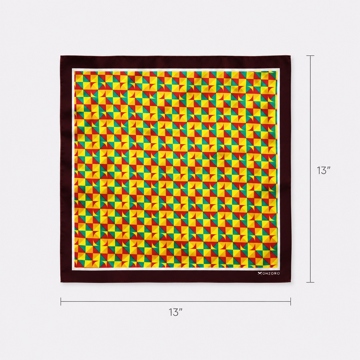 Geometric Art - Silk Pocket Square by Monzoro – view 13
