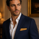 Geometric Repeat Pattern Silk Pocket Square by Monzoro – view 14