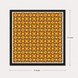 Geometric Repeat Pattern Silk Pocket Square by Monzoro – view 18