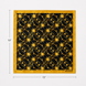 Golden Mirage Pattern Silk Pocket Square by Monzoro – view 14