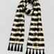 Graphite Axis Silk Scarf by Monzoro – view 11