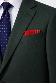 Heritage Lines Silk Pocket Square by Monzoro – view 3
