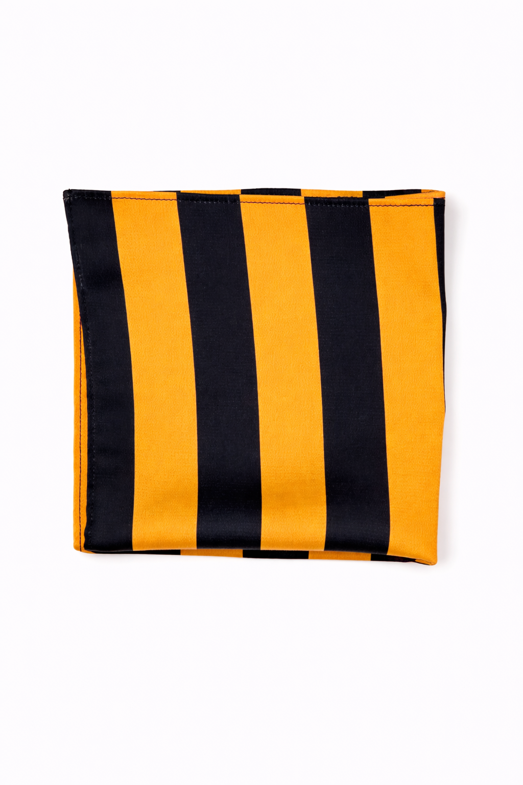 Imperial Stripes Silk Pocket Square by Monzoro – view 10