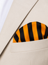Imperial Stripes Silk Pocket Square by Monzoro – view 17