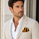 Imperial Stripes Silk Pocket Square by Monzoro – view 18