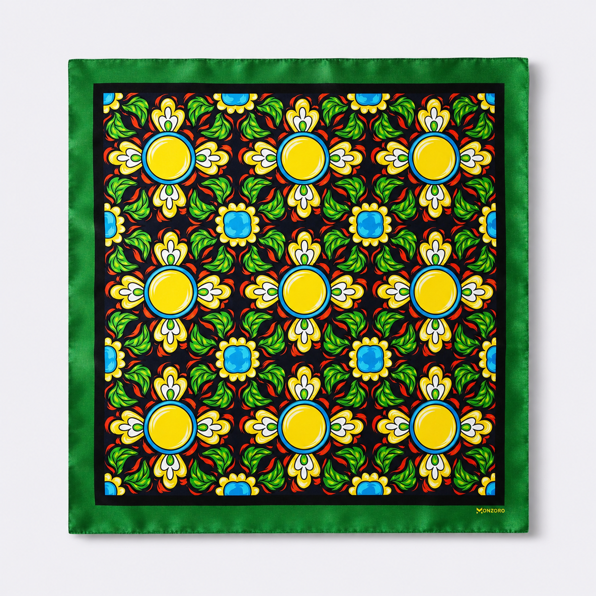 Italian Seamless - Silk Pocket Square by Monzoro – view 7