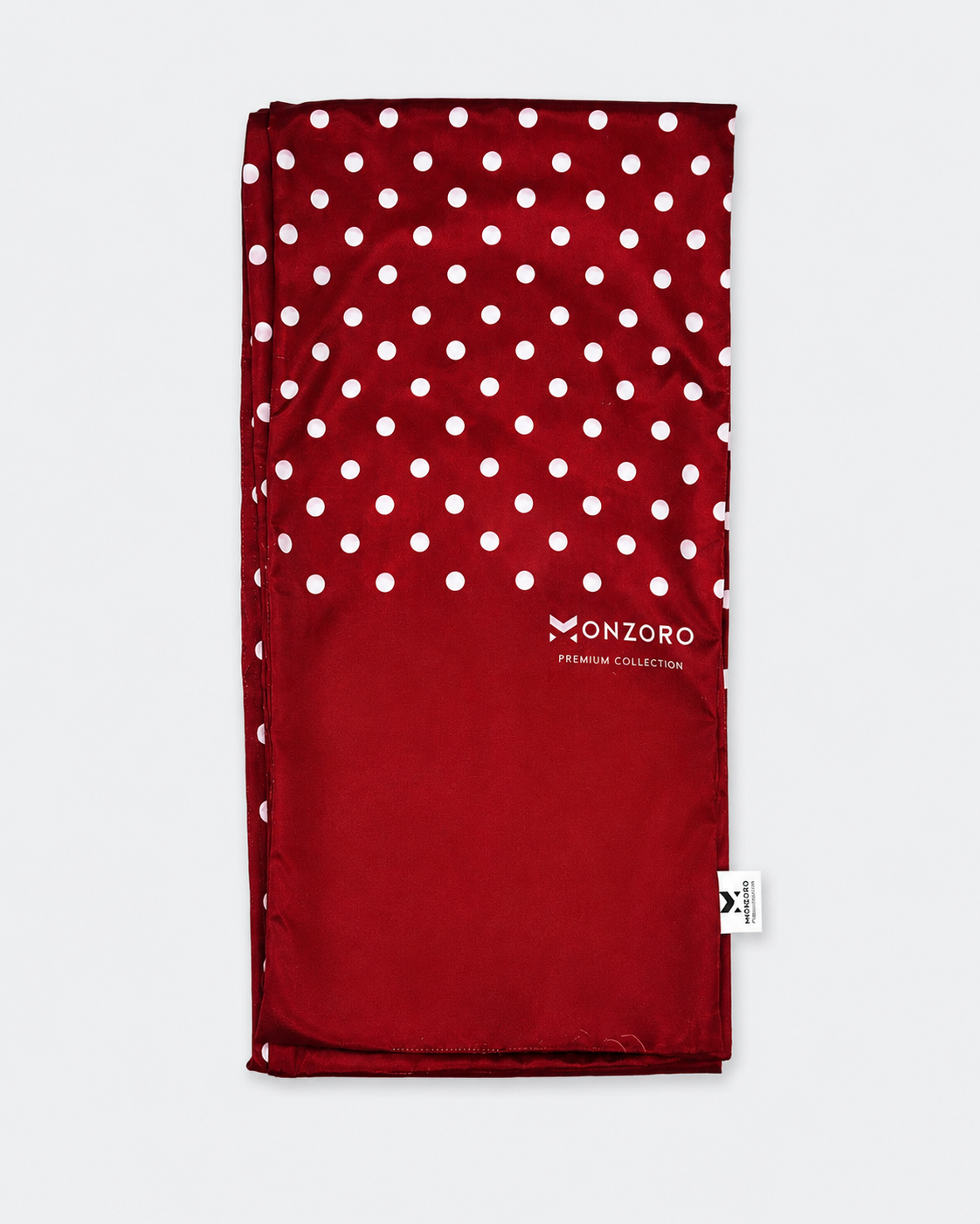 Maroon Dot Polka - Silk Men Scarf by Monzoro – view 10