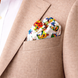 Meadow Carnival Silk Pocket Square by Monzoro – view 8