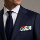 Meadow Carnival Silk Pocket Square by Monzoro – view 13