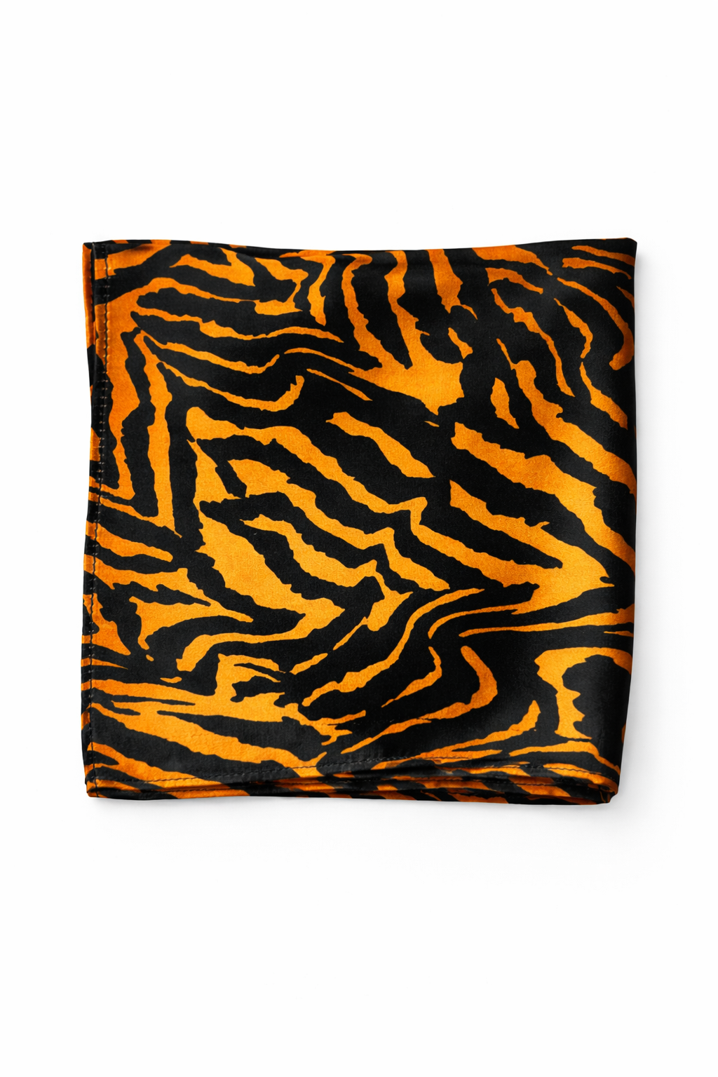 Midnight Roar Silk Pocket Square by Monzoro – view 2