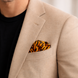 Midnight Roar Silk Pocket Square by Monzoro – view 4