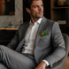 Multi Doodle Art - Silk Pocket Square by Monzoro – view 8