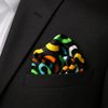 Multi Doodle Art - Silk Pocket Square by Monzoro – view 10