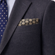 Noir Mosaic Silk Pocket Square by Monzoro – view 3