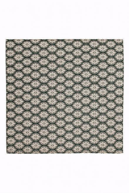 Noir Mosaic Silk Pocket Square by Monzoro