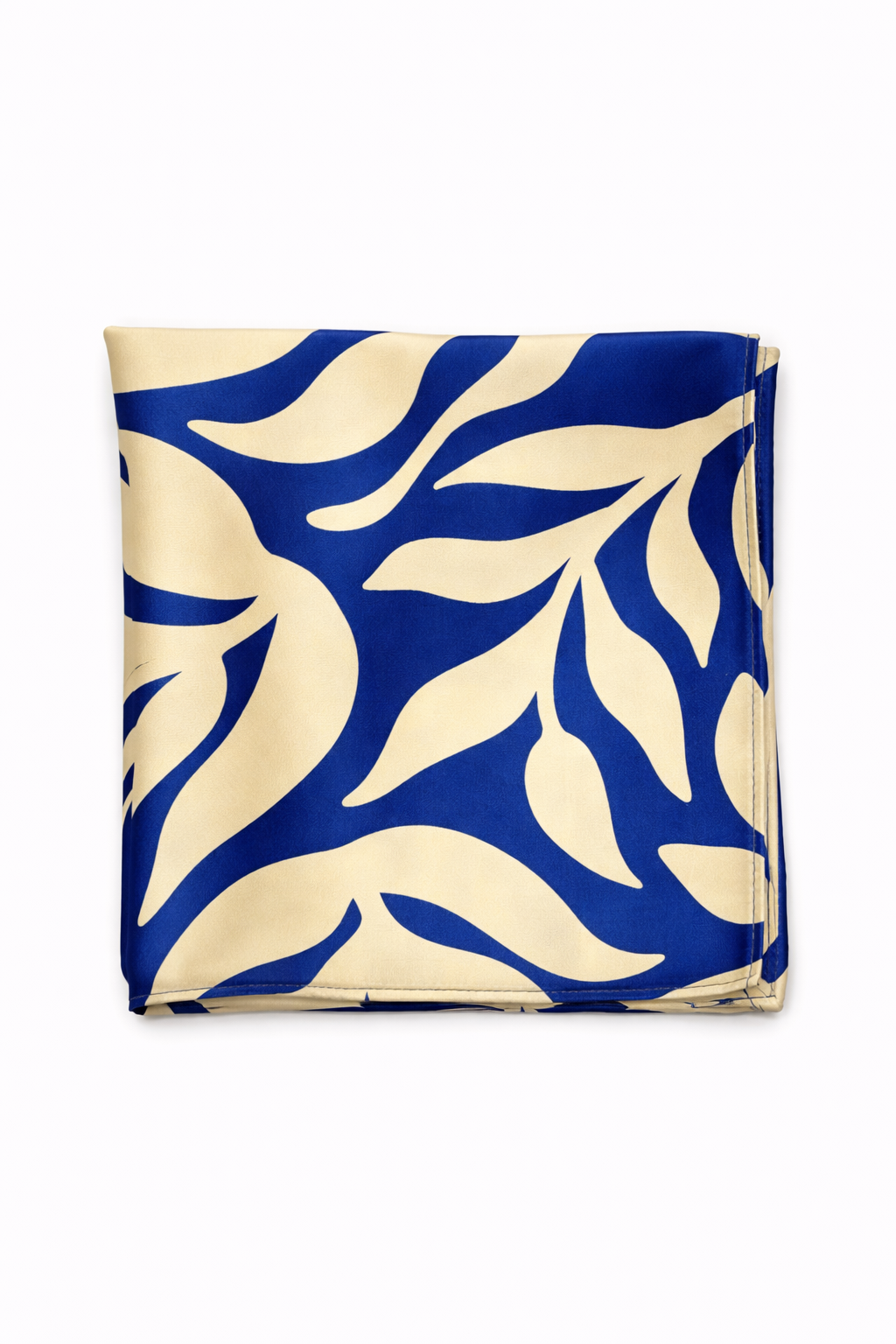 Ocean Leaf Silk Pocket Square by Monzoro – view 7