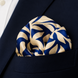 Ocean Leaf Silk Pocket Square by Monzoro – view 12