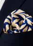 Ocean Leaf Silk Pocket Square by Monzoro – view 12