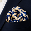 Ocean Leaf Silk Pocket Square by Monzoro – view 12