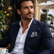 Ocean Leaf Silk Pocket Square by Monzoro – view 14