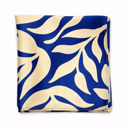 Ocean Leaf Silk Pocket Square by Monzoro – view 2