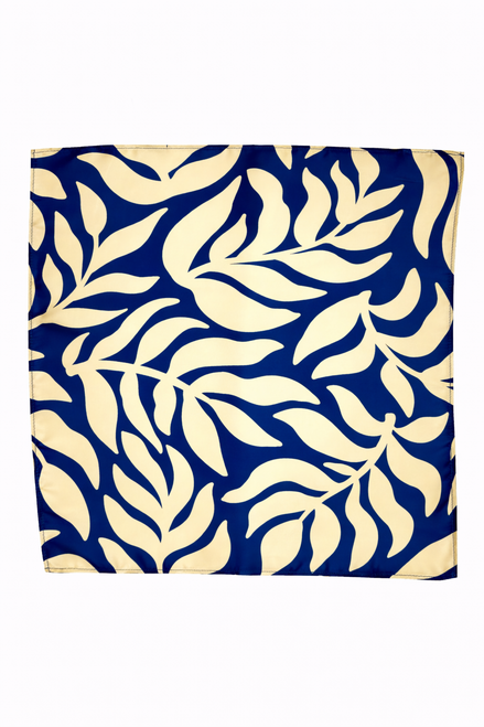 Ocean Leaf Silk Pocket Square by Monzoro
