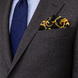 Opulent Baroque Pattern Silk Pocket Square by Monzoro – view 11