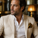 Opulent Baroque Pattern Silk Pocket Square by Monzoro – view 18