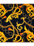 Opulent Baroque Pattern Silk Pocket Square by Monzoro