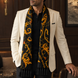 Opulent Baroque Pattern Silk Scarf by Monzoro – view 12