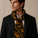 Opulent Baroque Pattern Silk Scarf by Monzoro – view 5