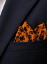 Orange Silhouette Pocket Square by Monzoro – view 10