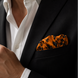 Orange Silhouette Pocket Square by Monzoro – view 14