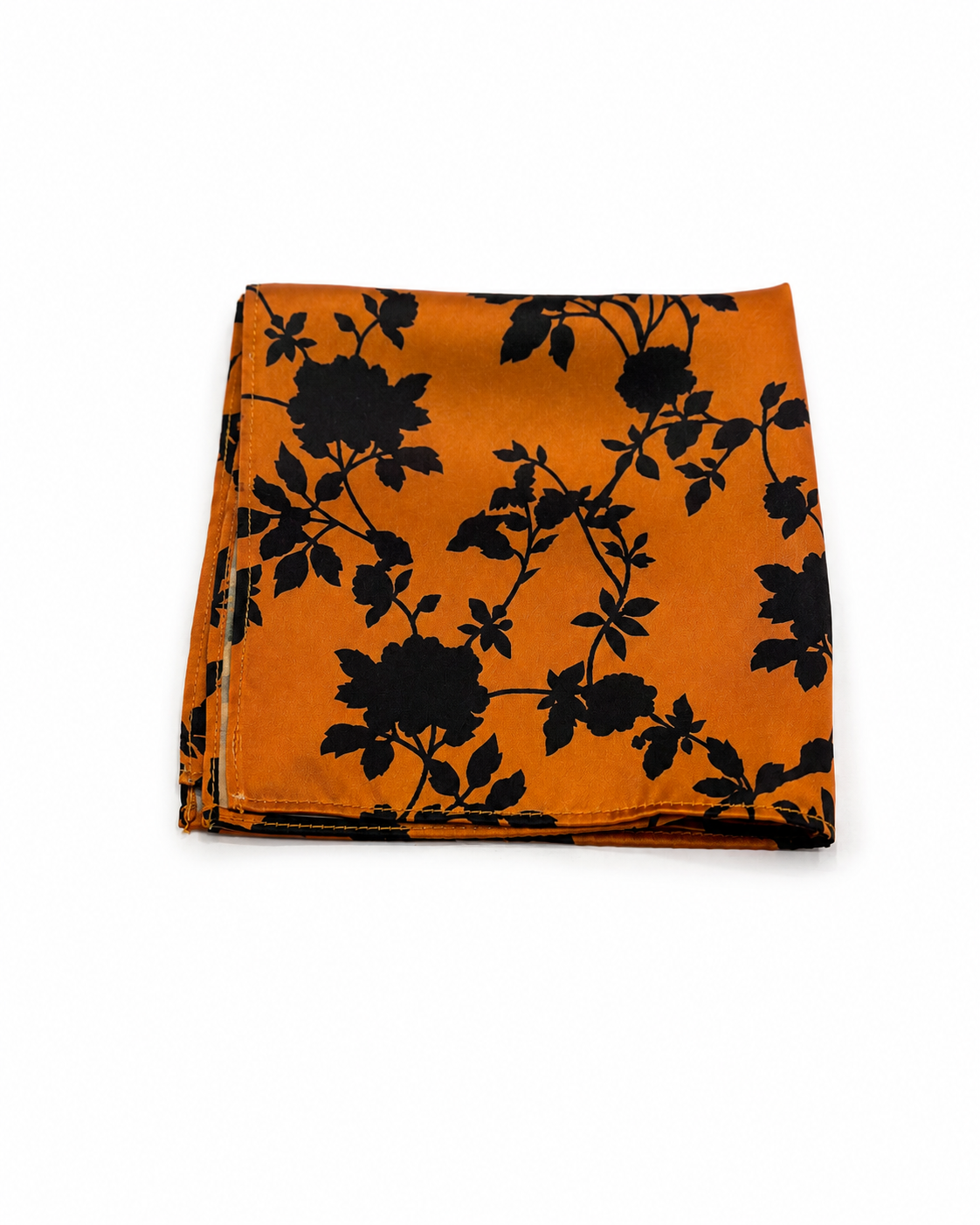 Orange Silhouette Pocket Square by Monzoro – view 2