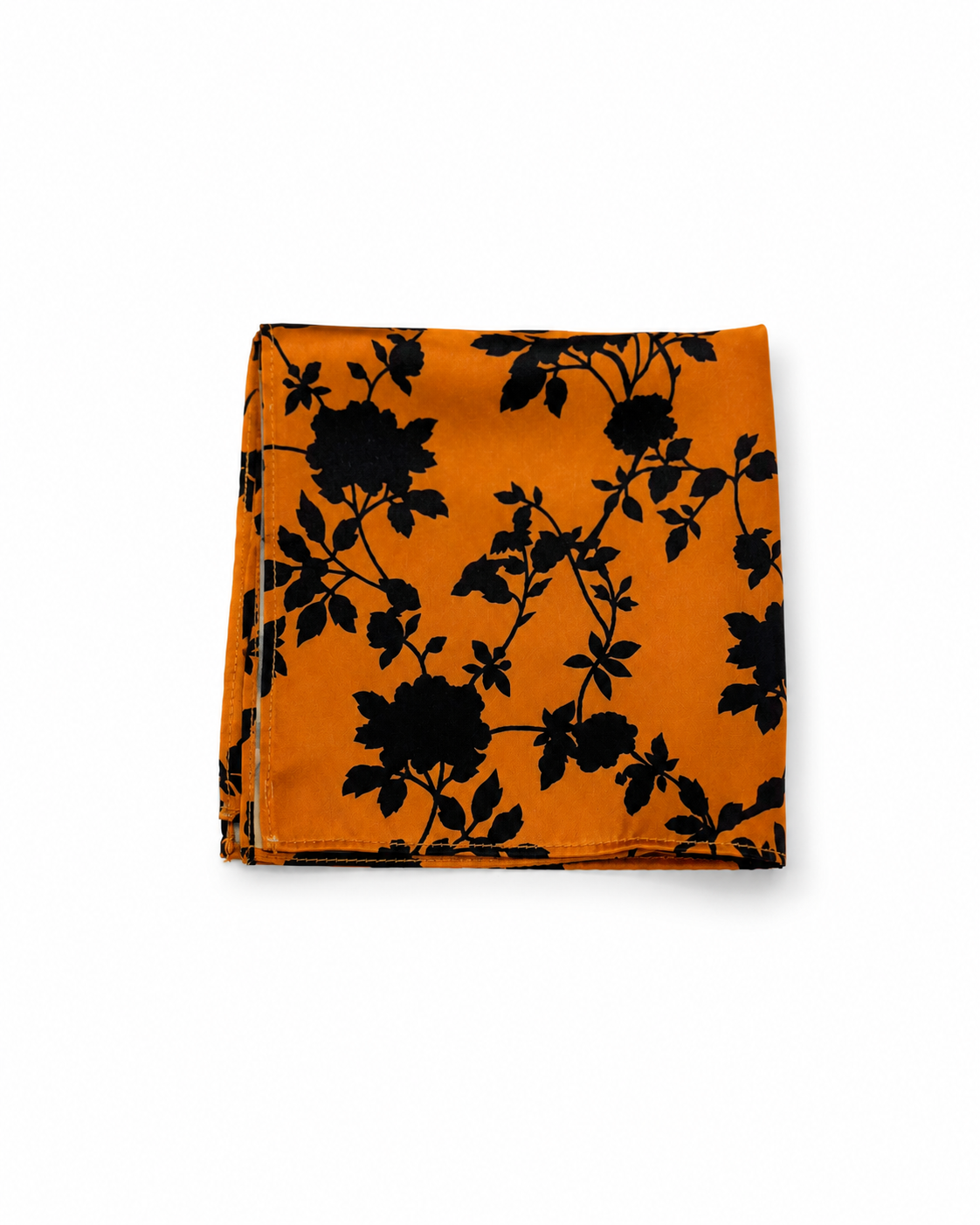 Orange Silhouette Pocket Square by Monzoro – view 3