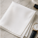 Pearl White Paradigm Silk Pocket Square by Monzoro – view 12