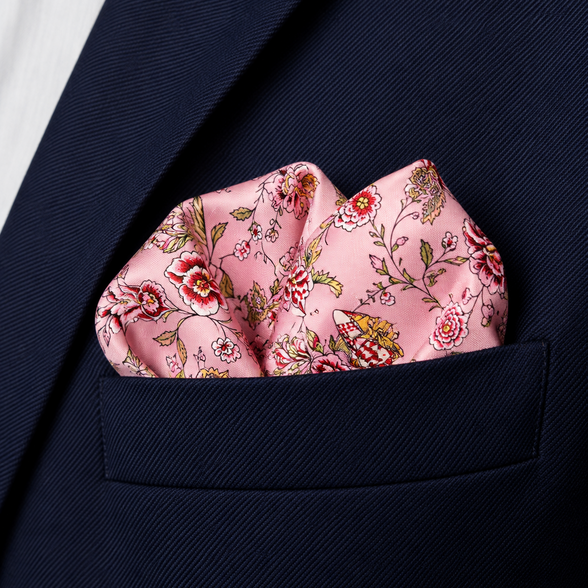 Picnic Charms Silk Pocket Square by Monzoro – view 11
