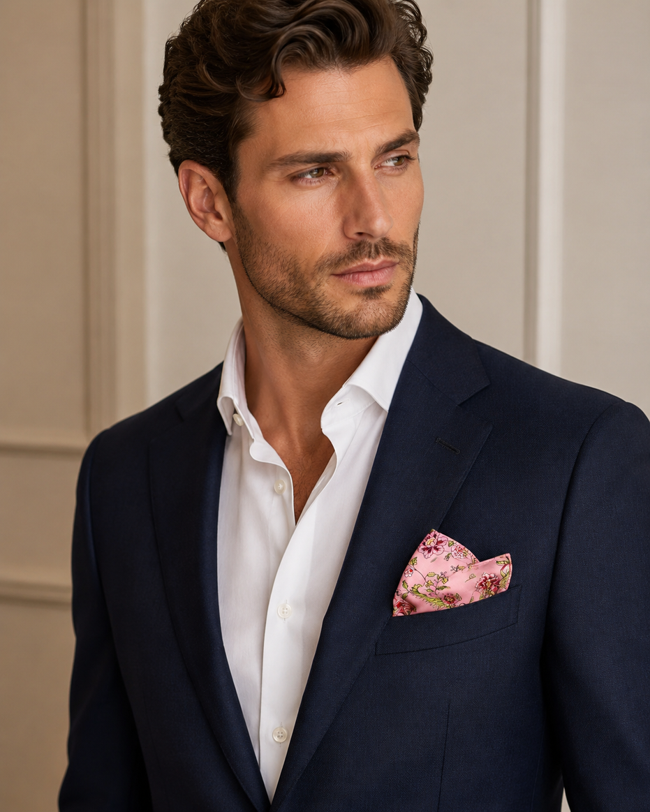 Picnic Charms Silk Pocket Square by Monzoro – view 12