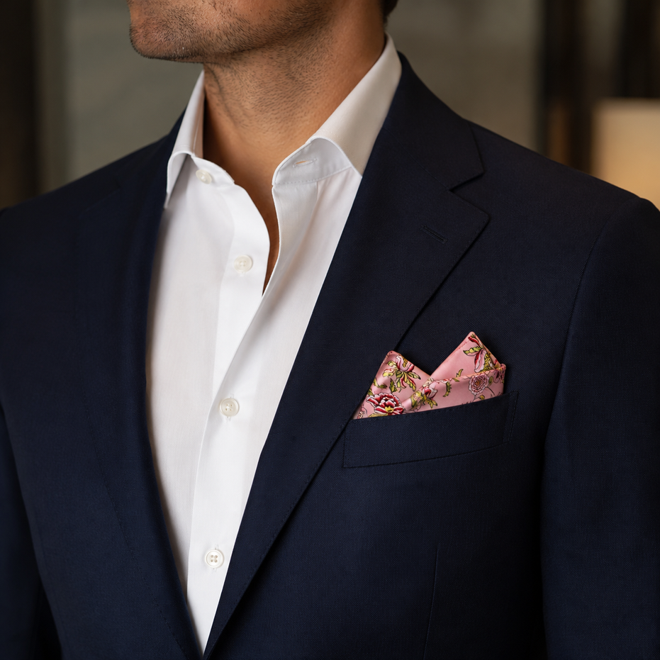 Picnic Charms Silk Pocket Square by Monzoro – view 18