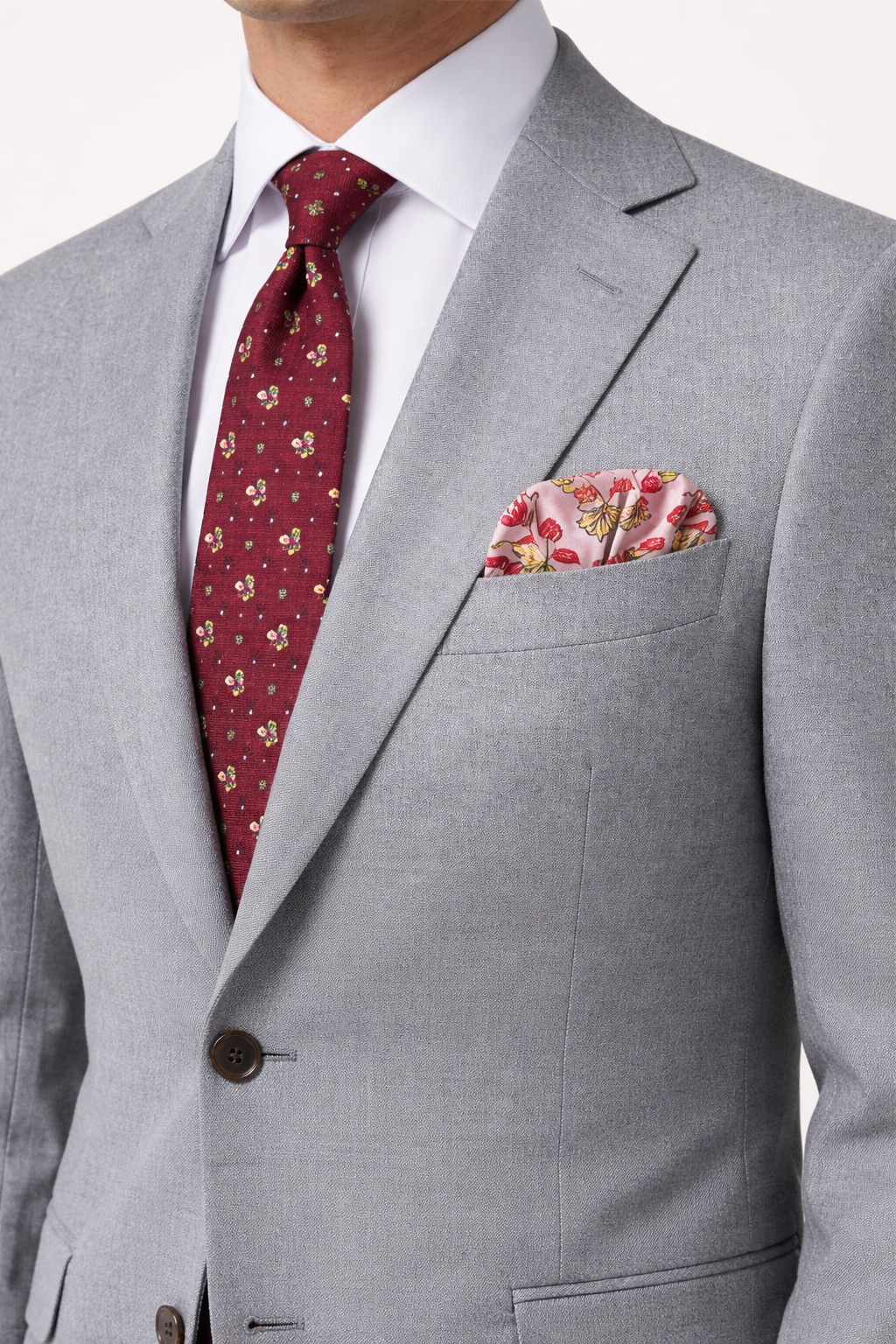 Picnic Charms Silk Pocket Square by Monzoro – view 3