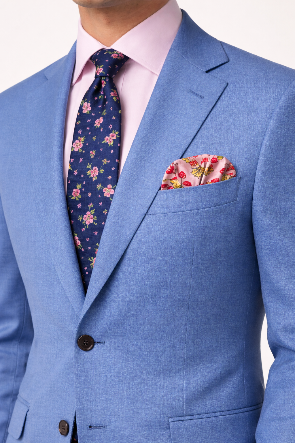 Picnic Charms Silk Pocket Square by Monzoro – view 4