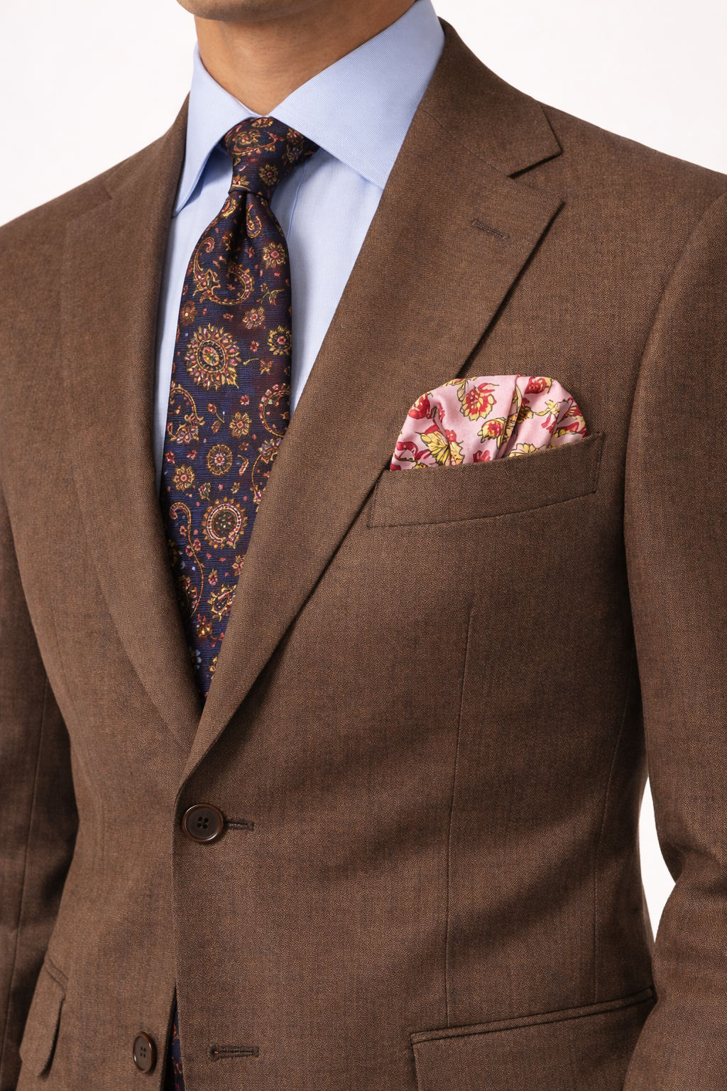 Picnic Charms Silk Pocket Square by Monzoro – view 5